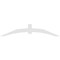 Ekena Millwork Archdale Architectural Grade PVC Gable Bracket, 96"W x 20"H x 2"D x 6"F, 5/12 Pitch GBP096X20X0206ARC00 - alternate 2